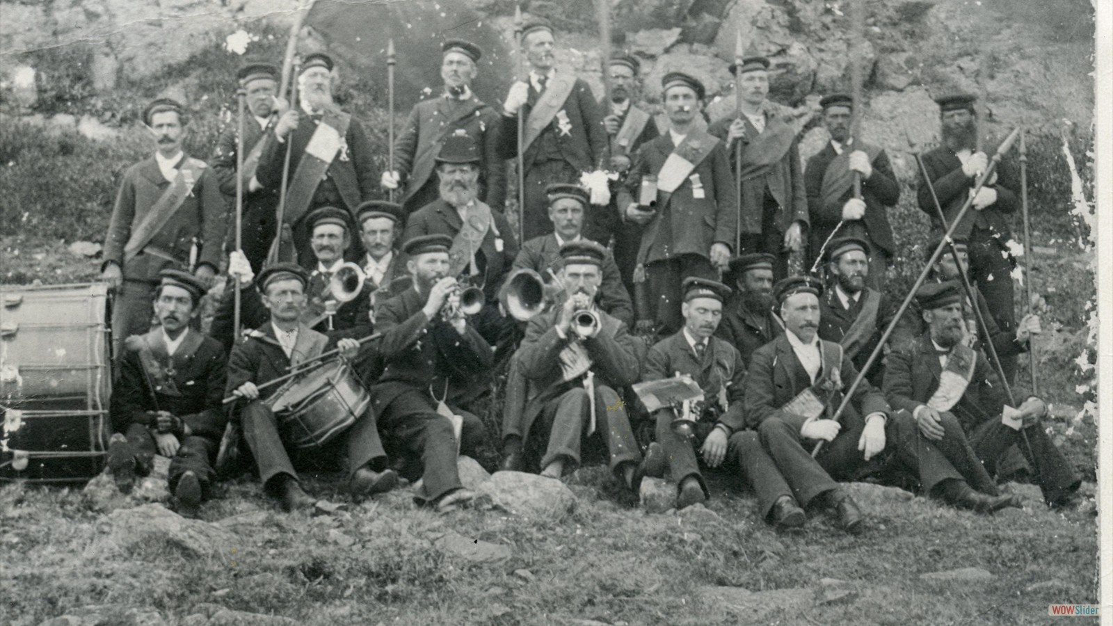 Royal Albert Loyal Orange Lodge No.12 Band on Jubilee Day 1897